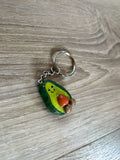 Jellycat inspired avocado keyring