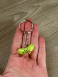 Jellycat inspired pickle keyring