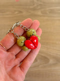 Smiski inspired magnetic love- heart keyrings