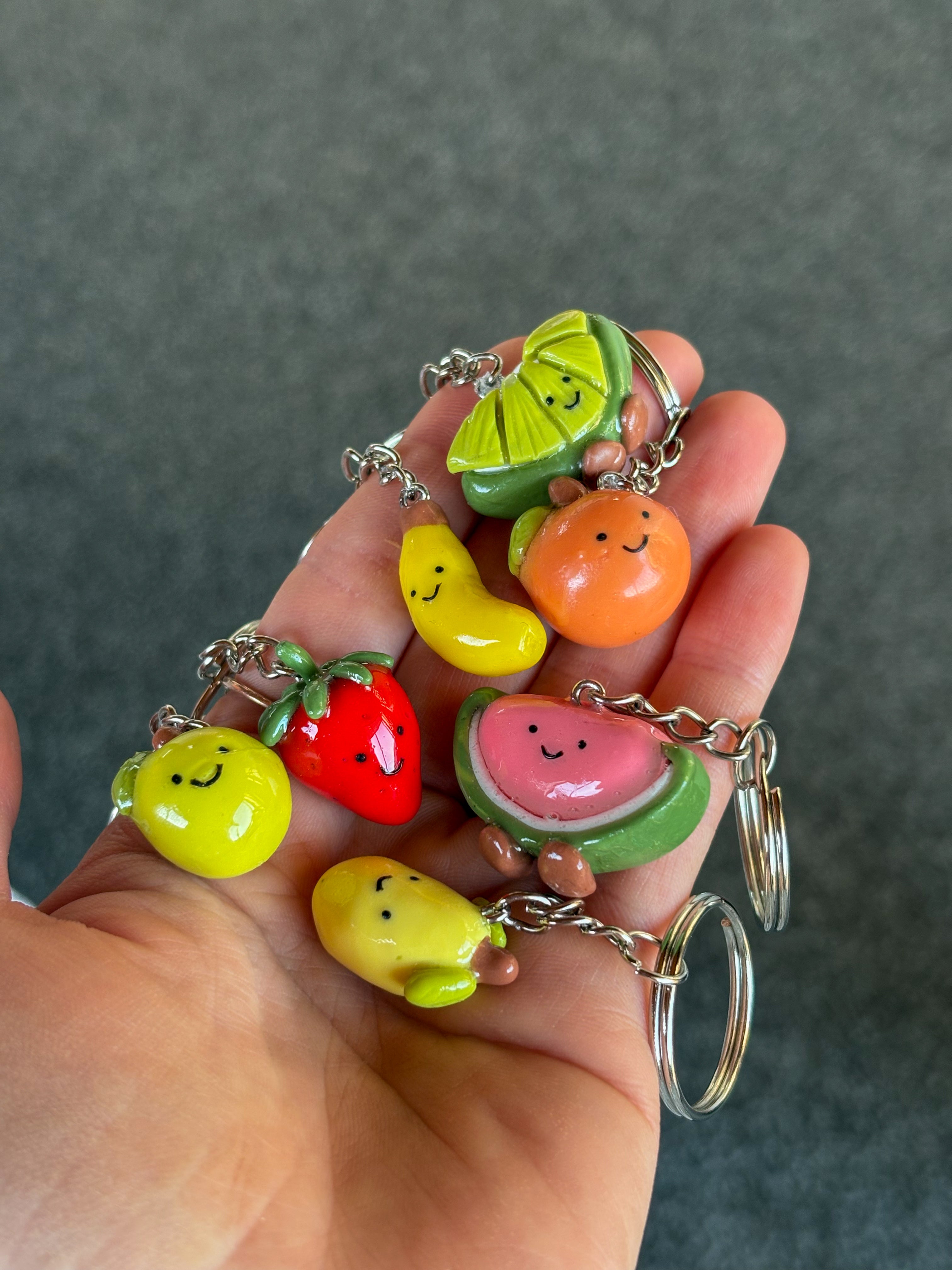 Full fruit keyring collection Jellycat inspired