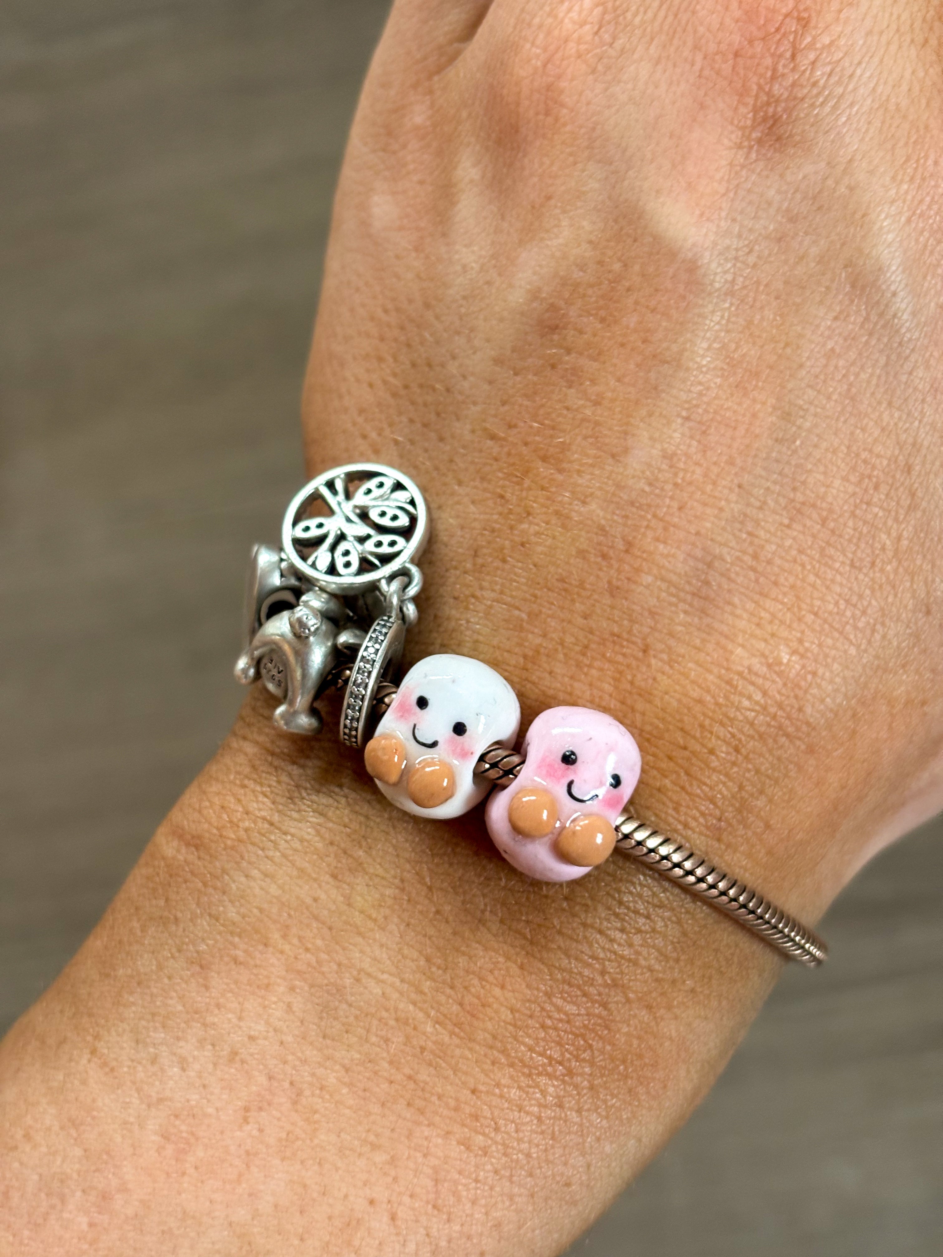 Jellycat inspired Pandora marshmallow charms