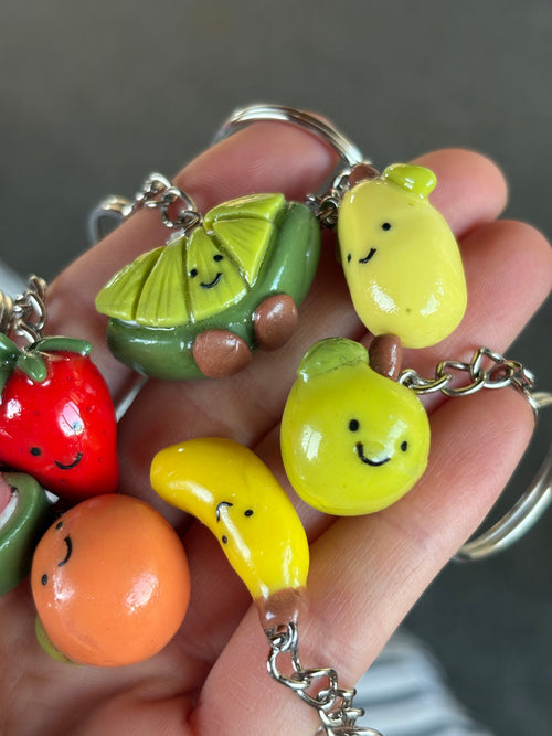 Full fruit keyring collection Jellycat inspired