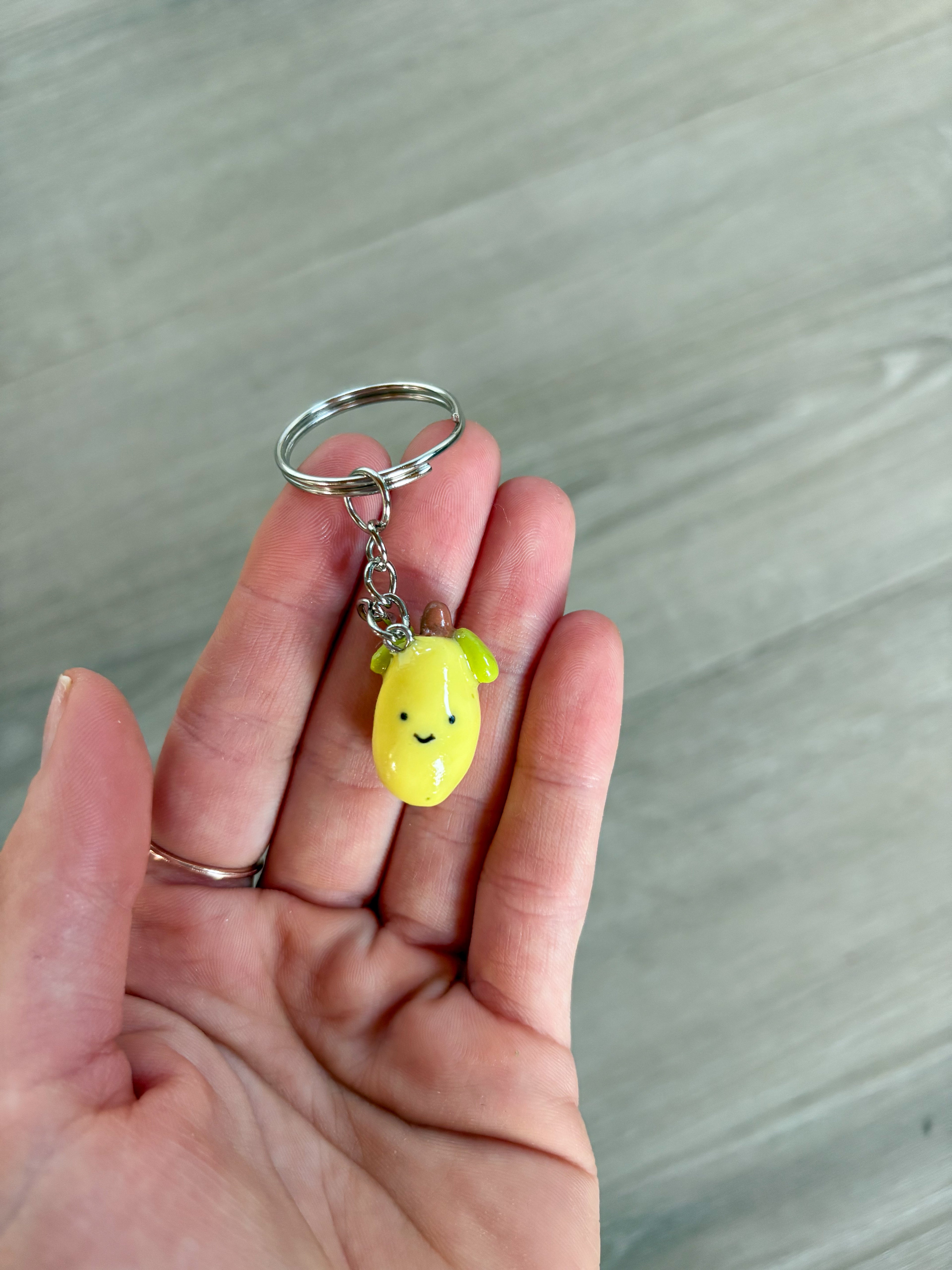 Lemon fruit keyring Jellycat inspired