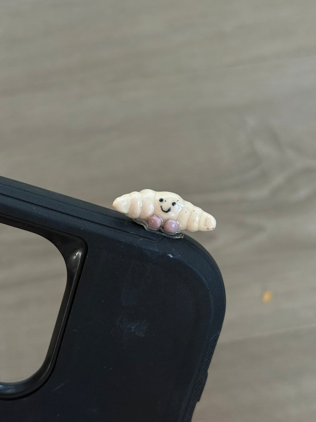 Croissant Jellycat inspired phone hipper