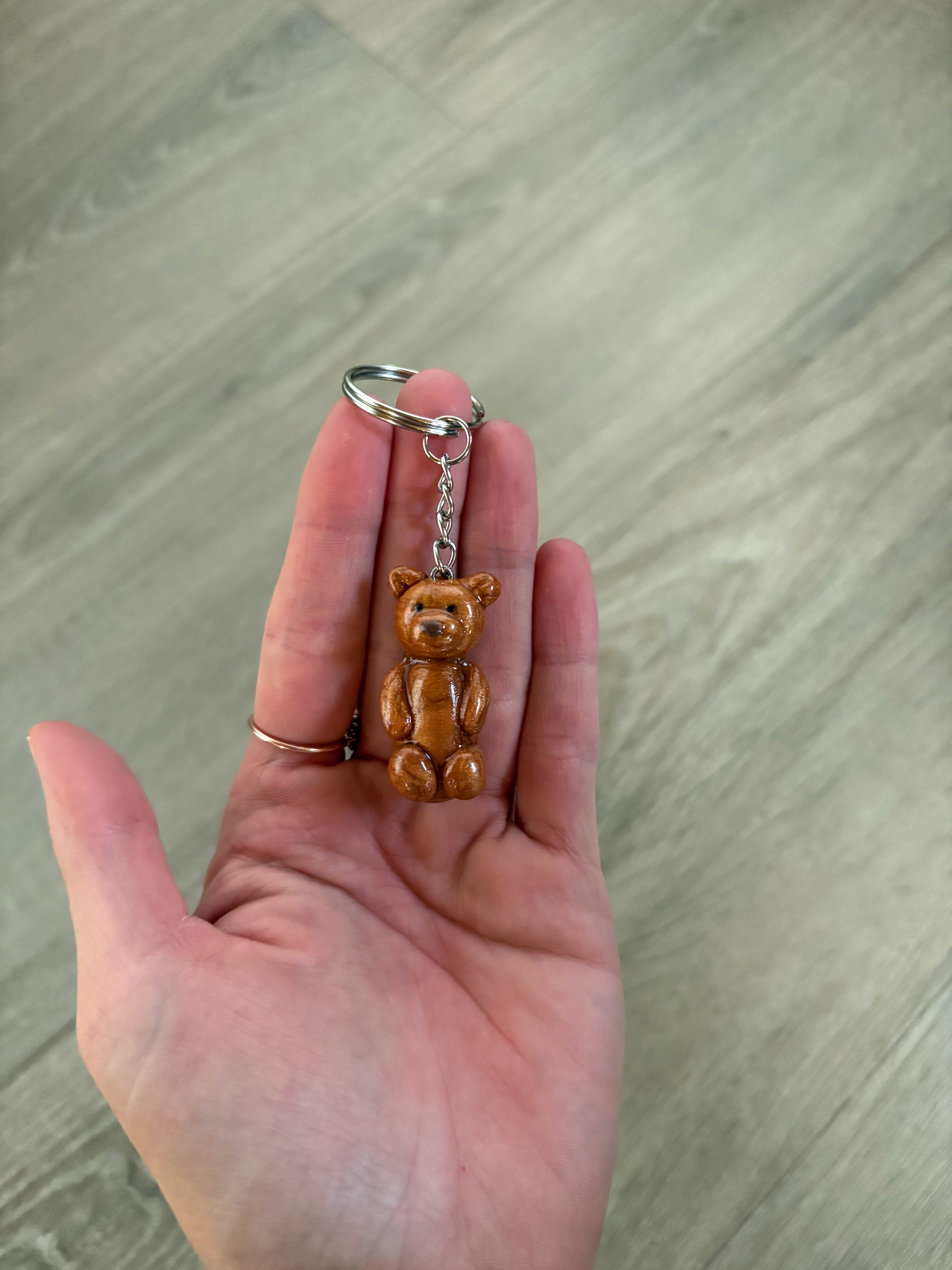 Bartholomew bear Jellycat inspired keyring