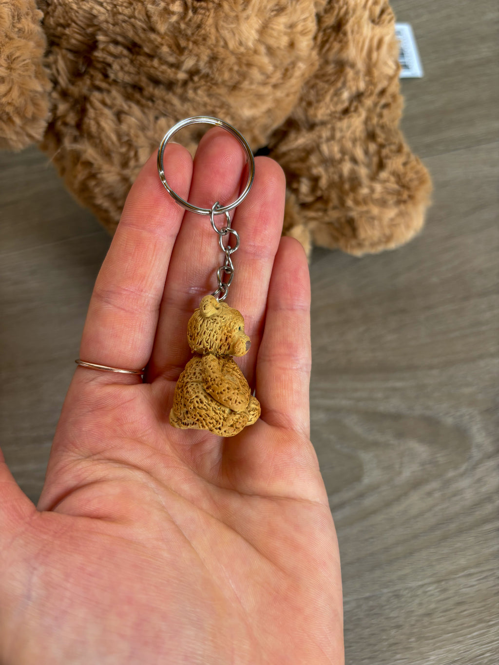 Jellycat inspired bartholomew bear keyring