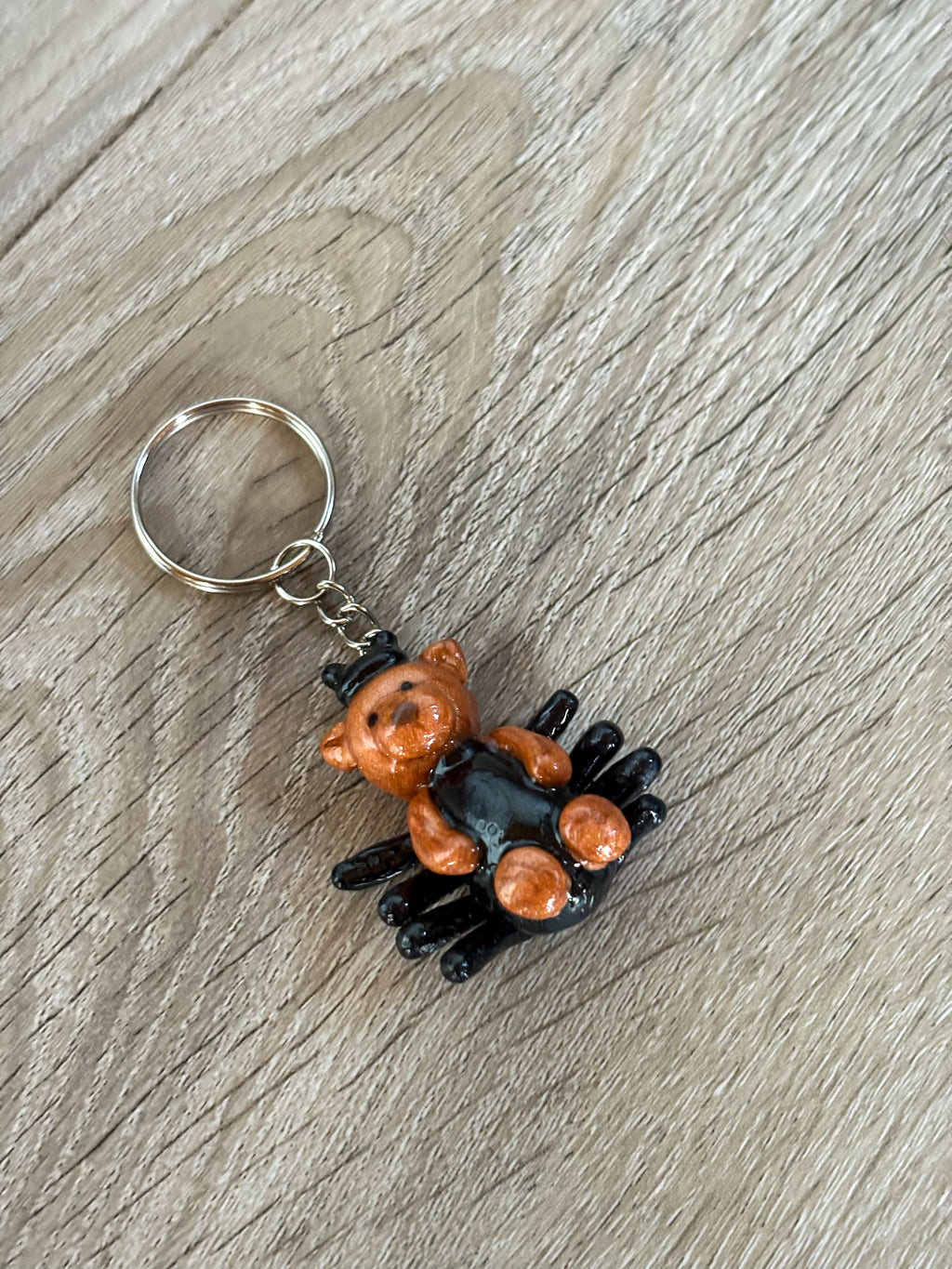 Spider bartholomew bear Jellycat inspired keyring