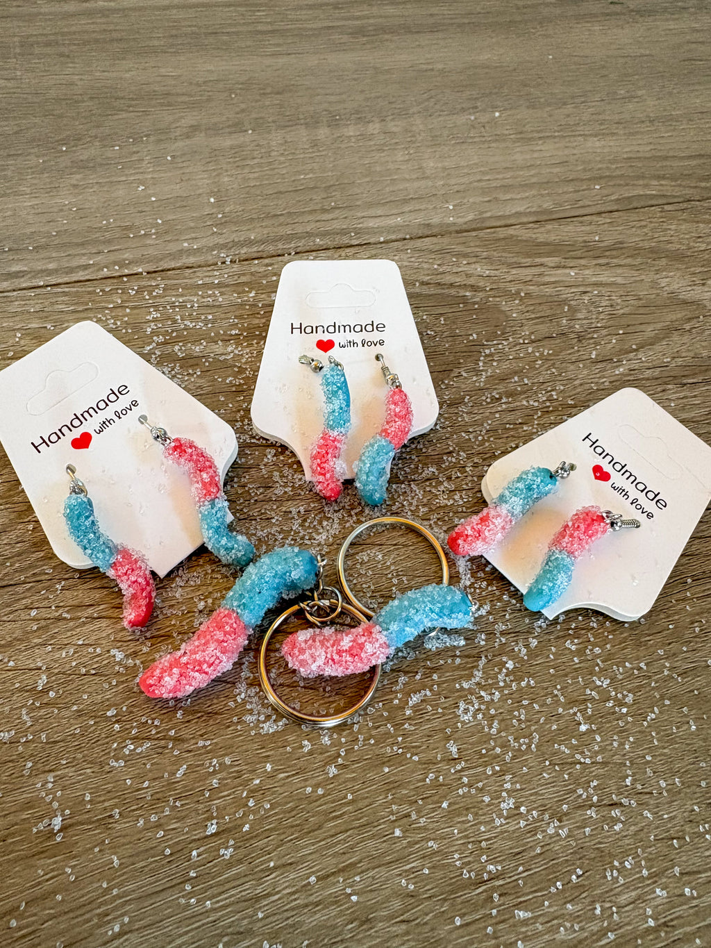 Sugar coated snake keyring