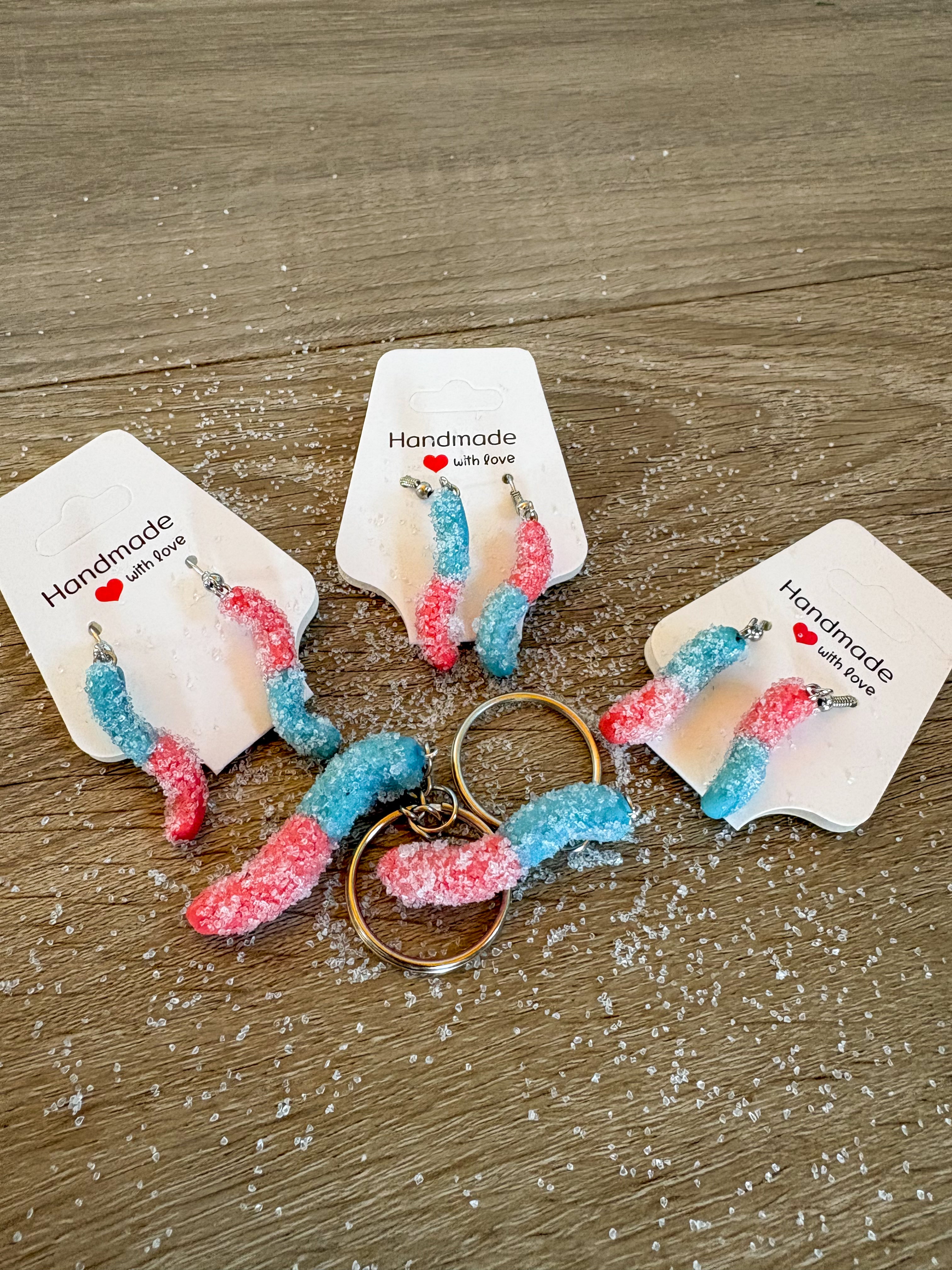 Sugar coated snake keyring