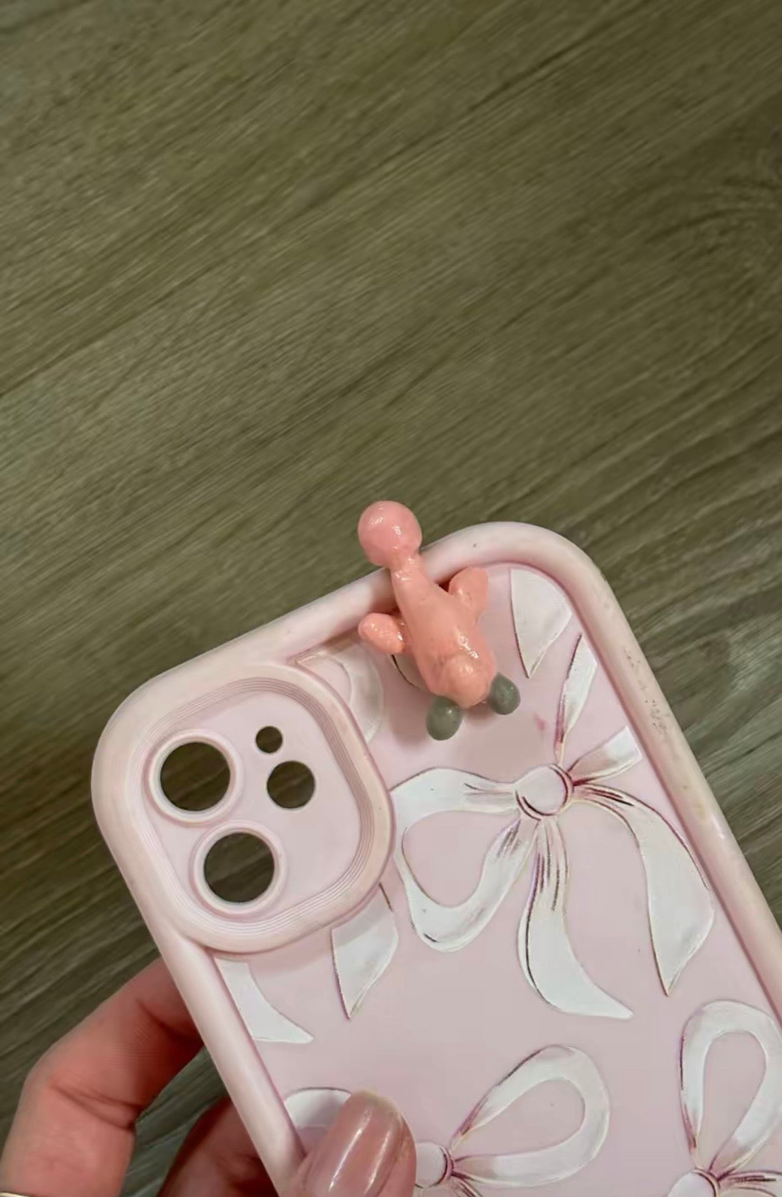 Jellycat inspired flamingo phone hipper